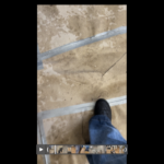 Main floor water damage to flooring